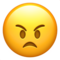 Angry Face emoji on Apple